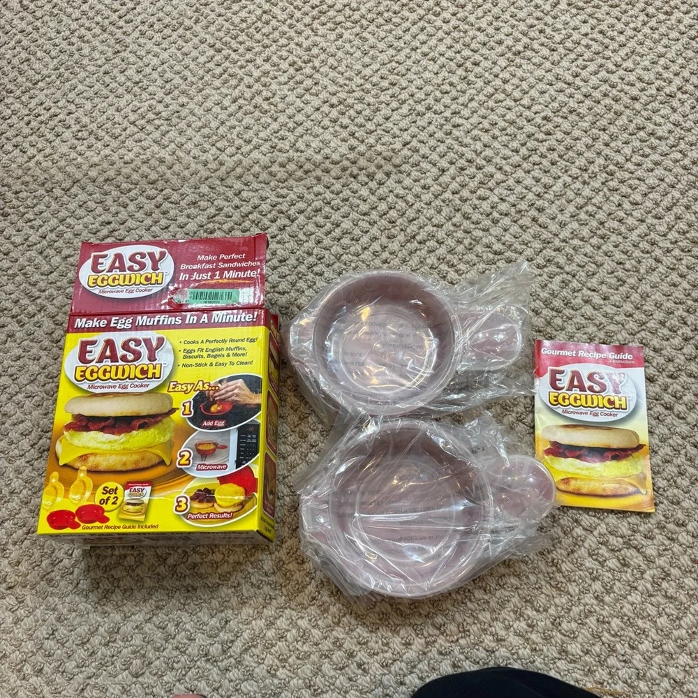 Brand new in Box‎ Easy Eggwich Microwave Egg Cookers 2 in Box